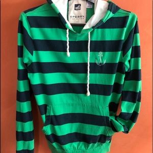 Sperry Top-sider Green/Navy hoodie